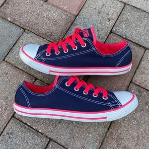 Converse All Star Women's Sz 6 Pink Blue Canvas